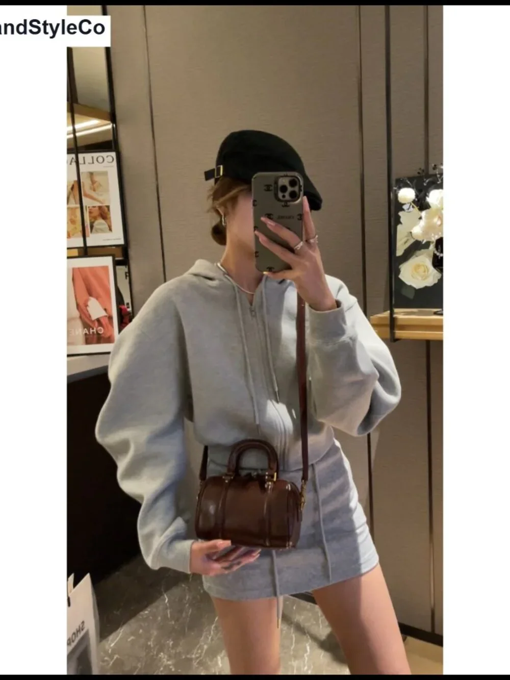 PU Leather Boston Bucket Bag Crossbody Top Handle Purse Adjustable Strap_6